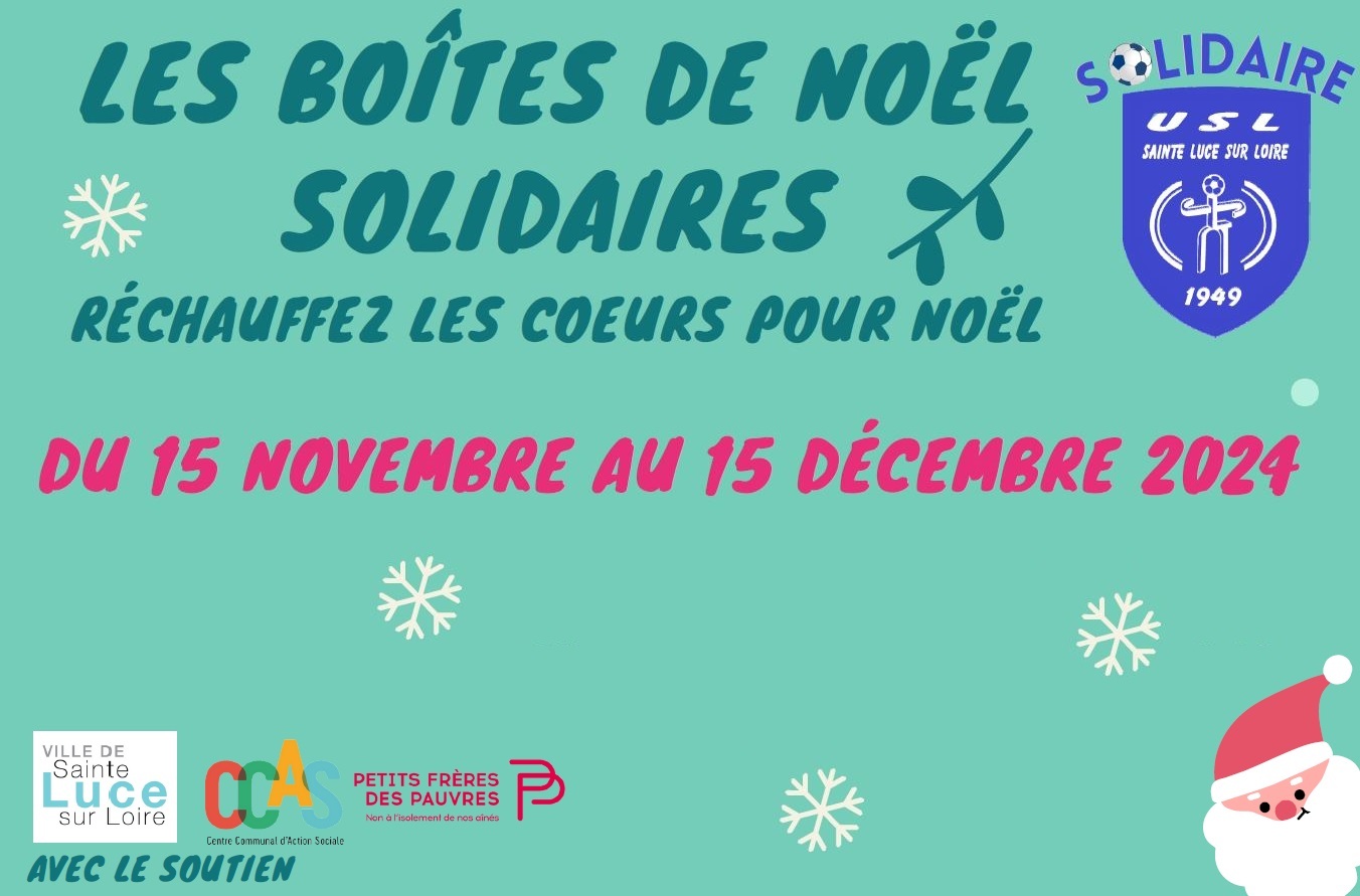 BOITES DE NOEL SOLIDAIRES 2024