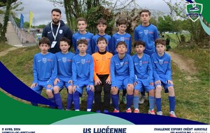 U13A 4ème de la Coupe Départementale à l'ES Vigneux - Groupe encadré par coach Lucas