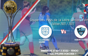 COUPE PAYS DE LA LOIRE SENIORS FÉMININES - Tour 6