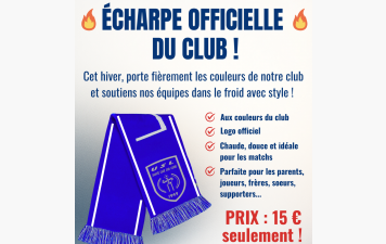 VOTRE ECHARPE AUX COULEURS DE L’USL