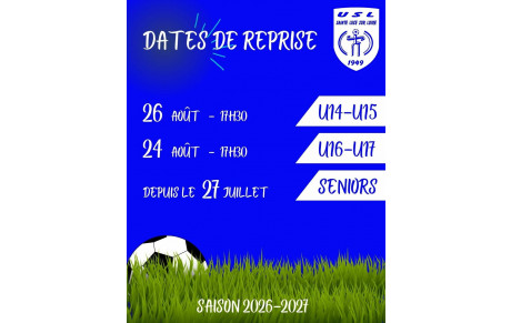 PROGRAMME DE REPRISE - FOOT A 11